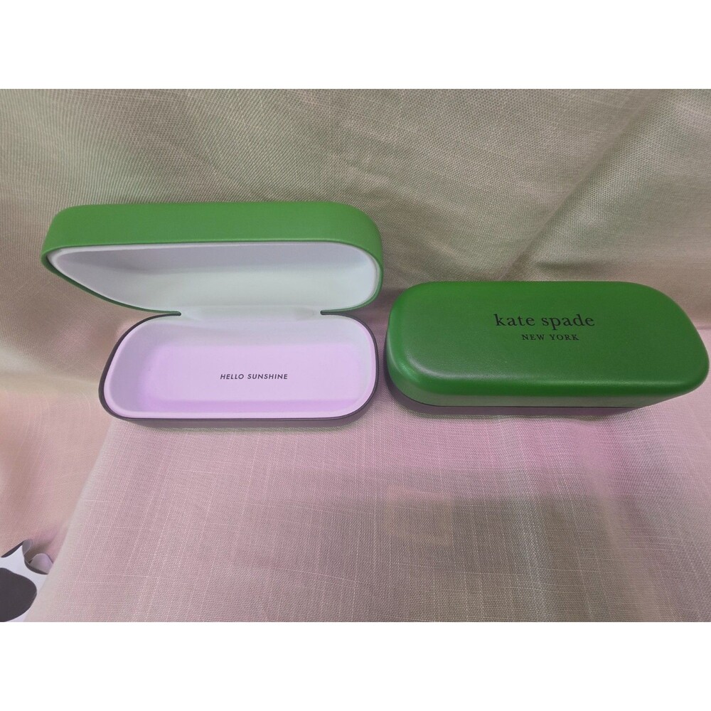 1 case Kate Spade New York "Hello Sunshine" Hard Shell Eyeglasses Case